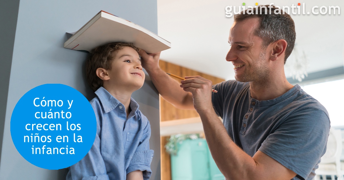 Cuánto crecen los niños en altura y peso