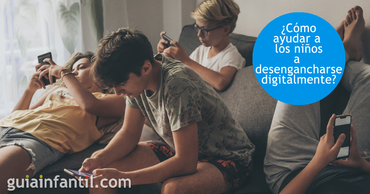 Cómo ayudar a los niños a desengancharse digitalmente