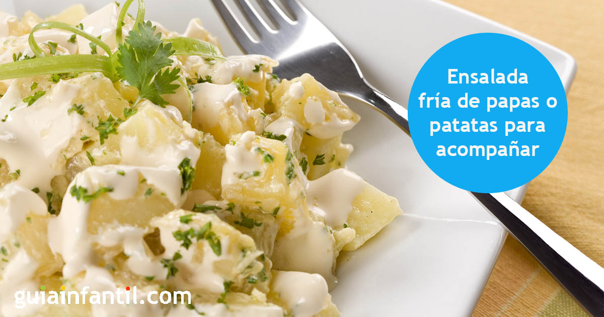 receta de ensalada de papas