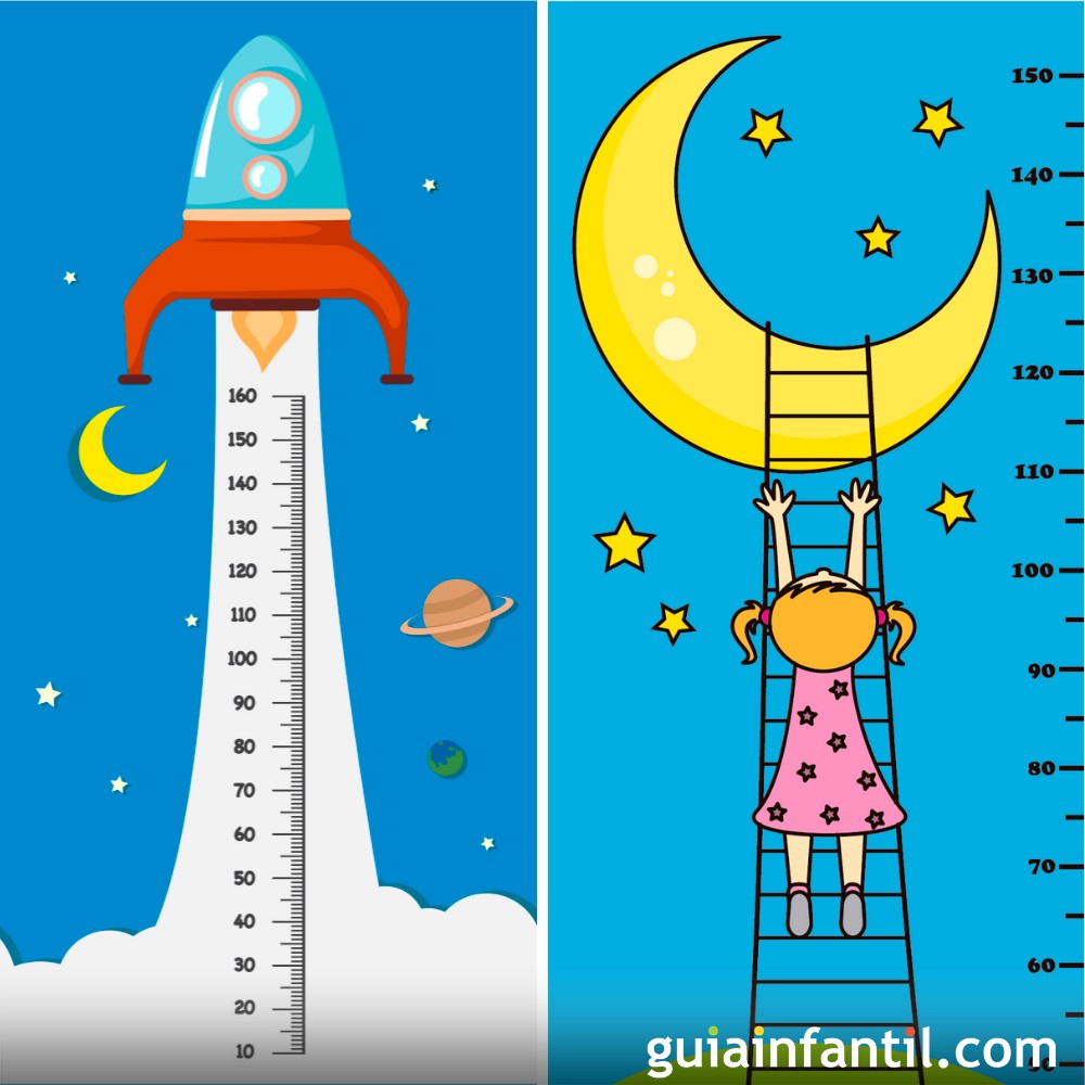 Crea tu medidor de altura casero para medir a los niños en la pared