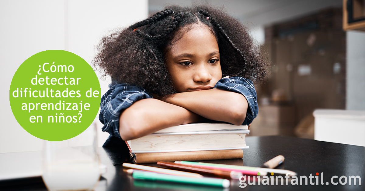 Señales de dificultad en el aprendizaje infantil