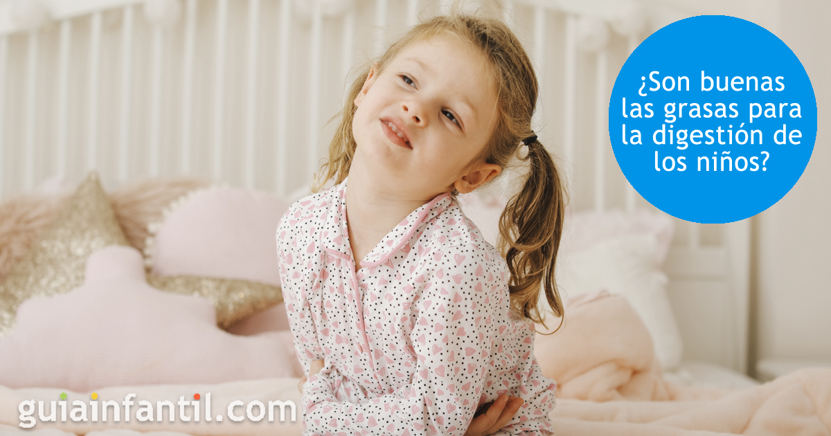 ¿Son buenas las grasas para la digestión de los niños y adultos?