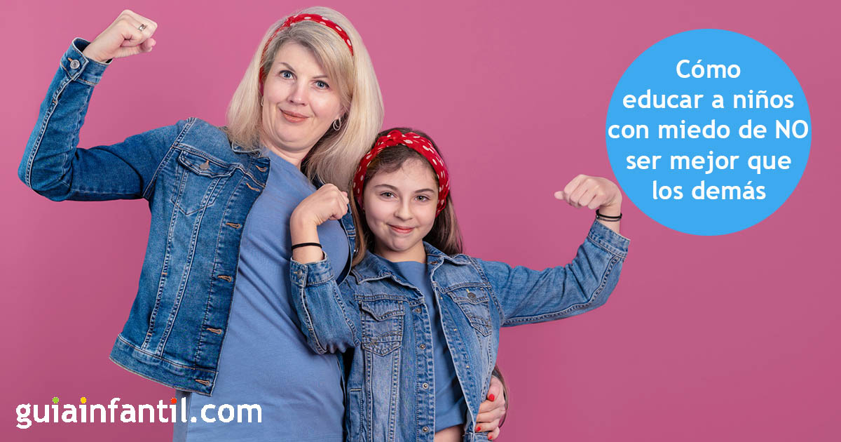 miedo de los niños de no ser mejor que los demás