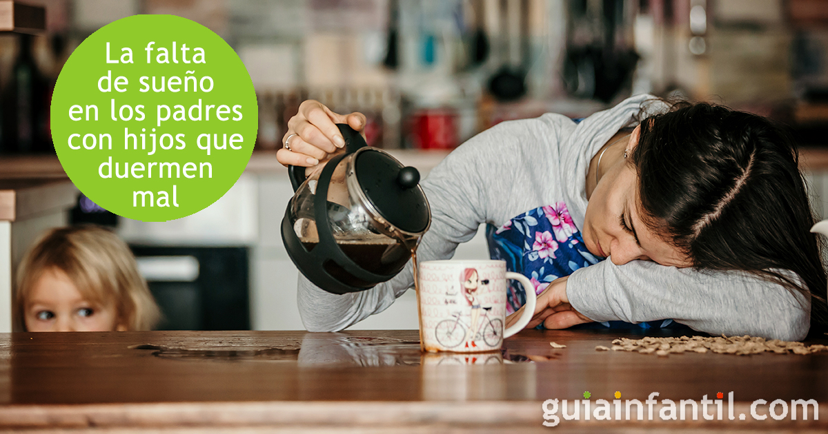 la falta de sueño de los padres