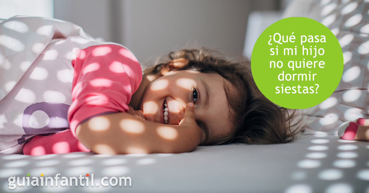 Mi hijo no quiere dormir la siesta