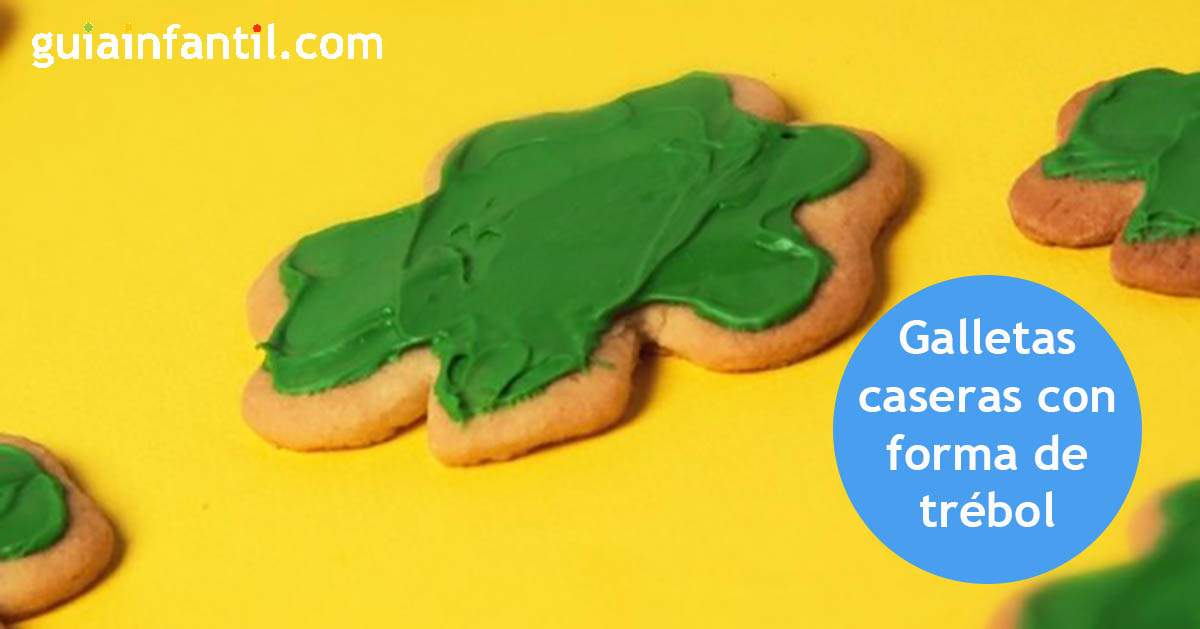 galletas de trébol para san patricio