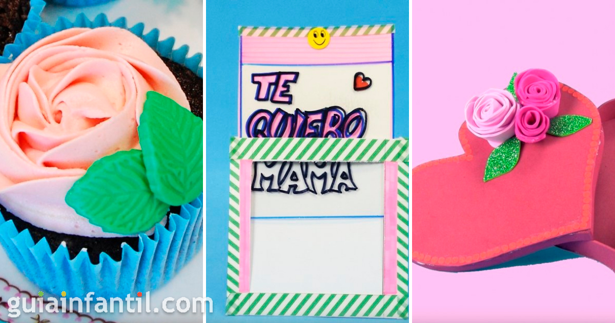 Regalos de los niños en el día de la madre