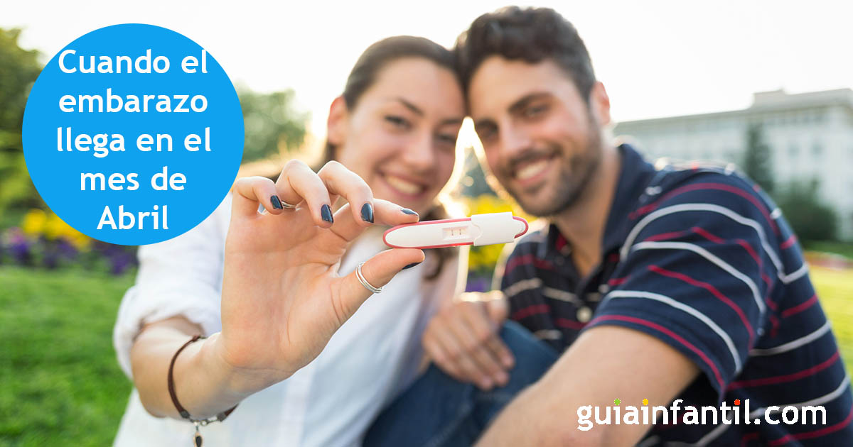 embarazada en abril
