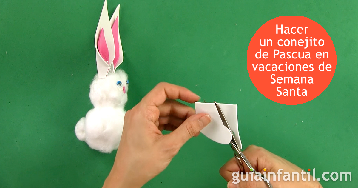 Manualidades de Semana Santa del conejo de pascua