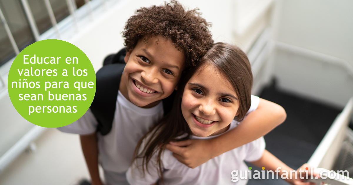 Valores para que los niños sean buenas personas