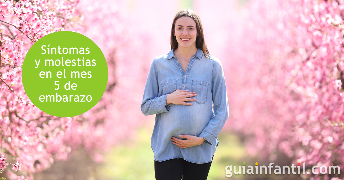 Síntomas de la embarazada de cinco meses