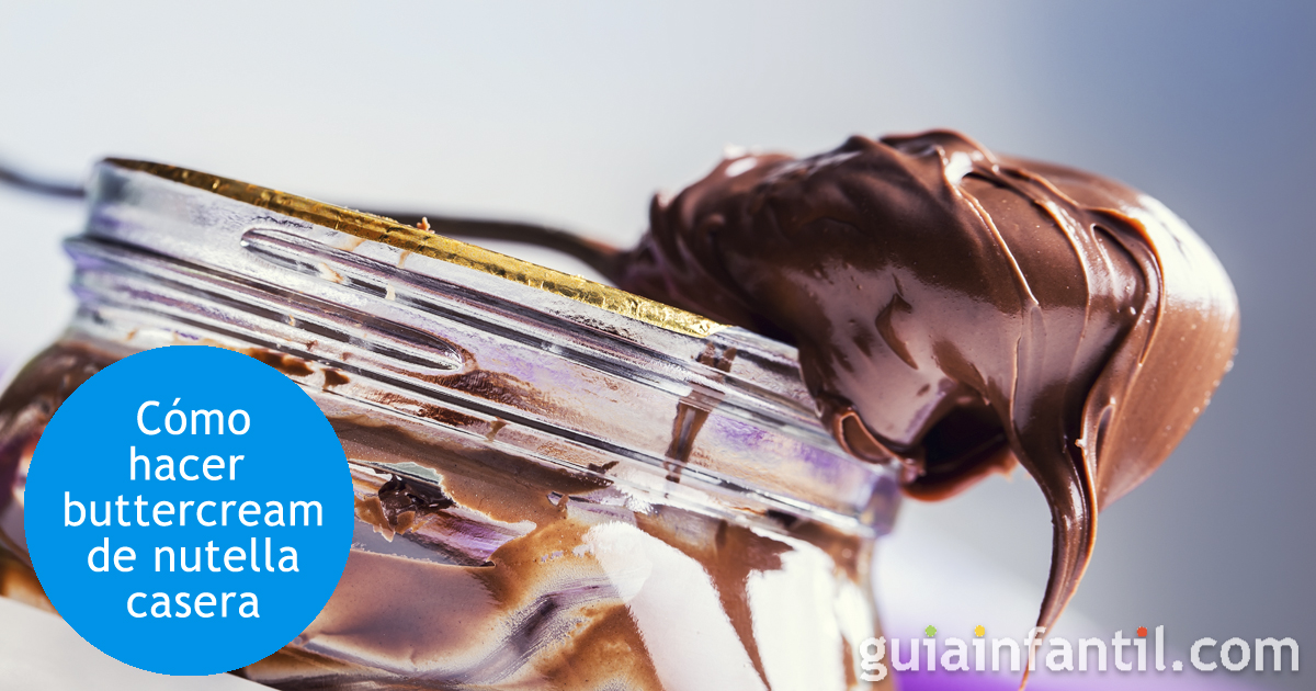 Cómo hacer buttercream de nutella casera