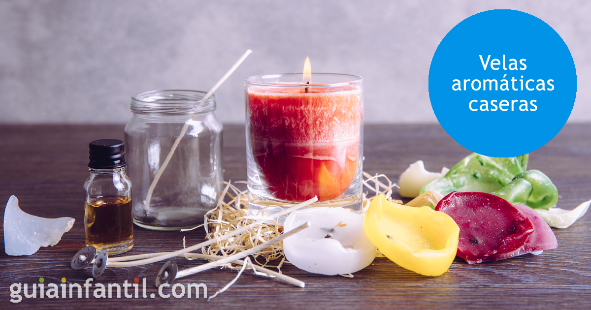 Velas aromáticas caseras