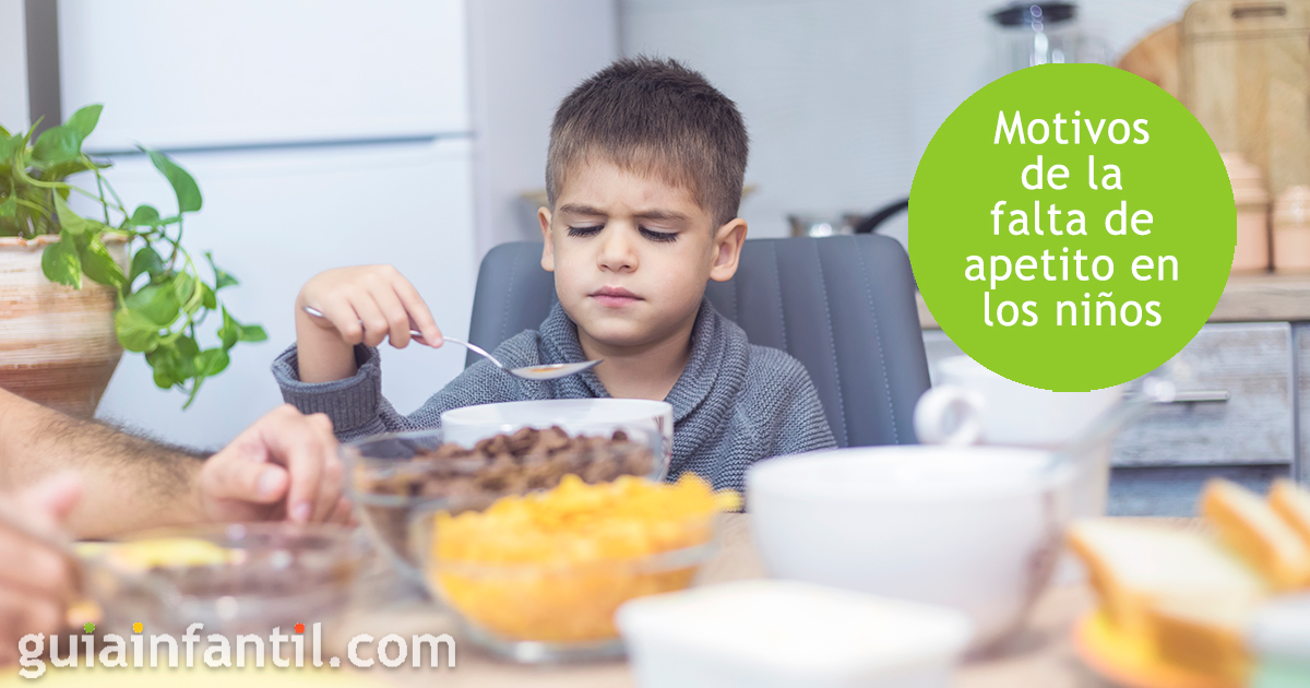 Por qué mi hijo no quiere comer