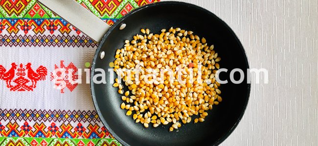 Receta para niños de palomitas de maíz caseras