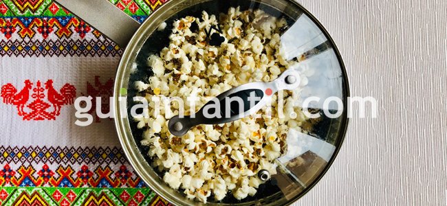 Receta rápida y fácil de palomitas de maíz para niños