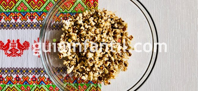 Unas exóticas palomitas de maíz para niños con su receta