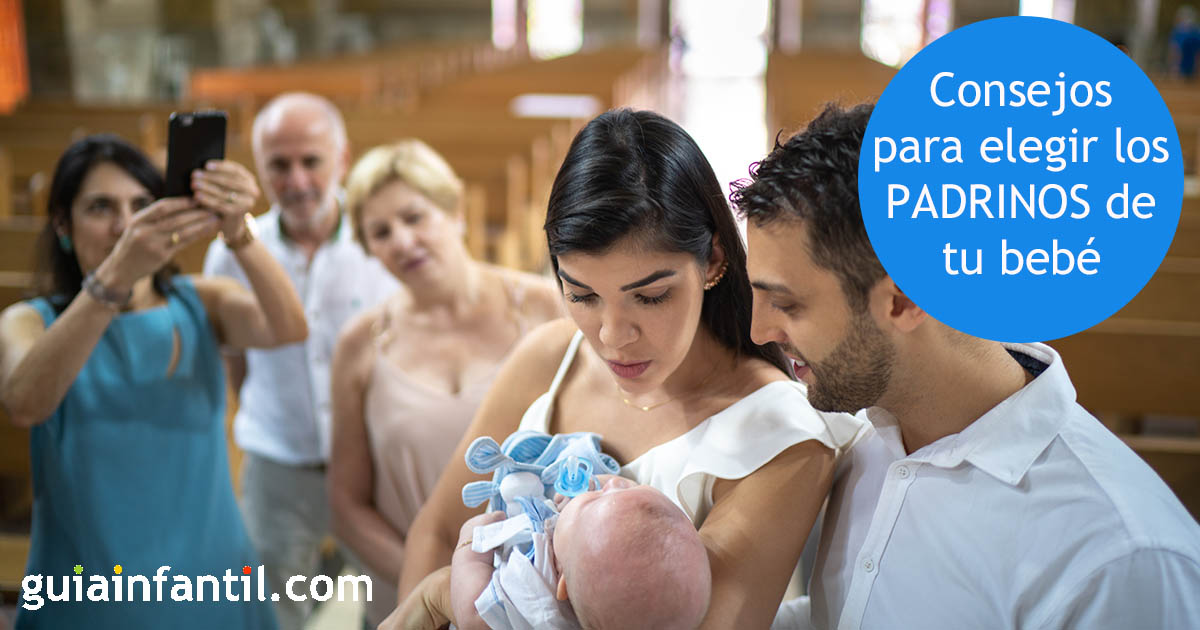 Criterios para elegir los padrinos que bautizarán al bebé