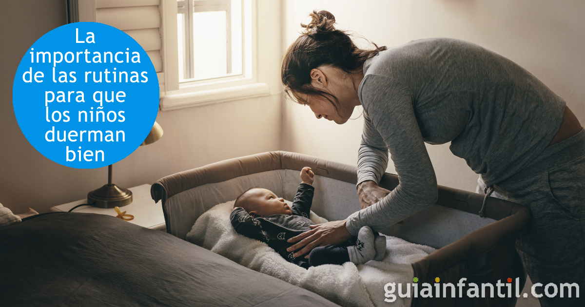 La importancia de las rutinas para que los niños duerman bien