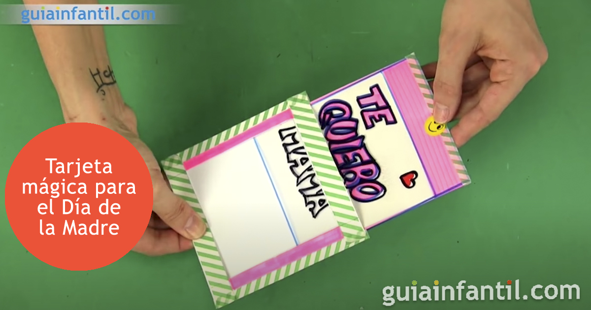 Tarjeta mágica para el Día de la Madre