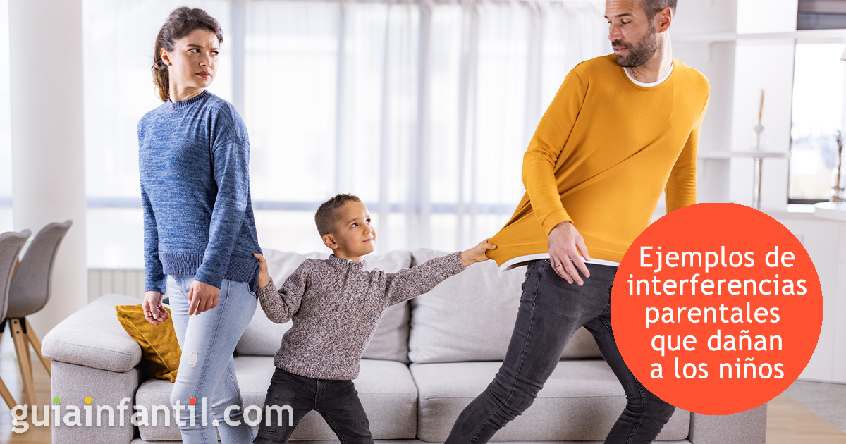 Interferencias de los padres dañinas para niños