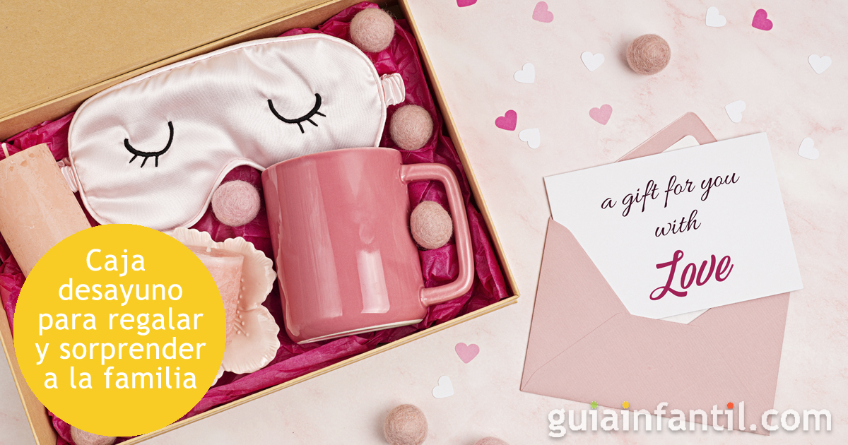 Caja desayuno para regalar y sorprender a la familia