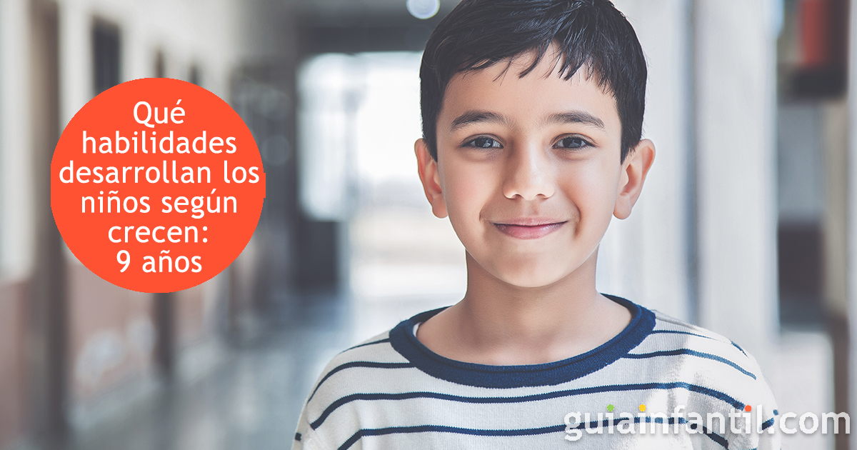 Más habilidades de los niños de 9 años