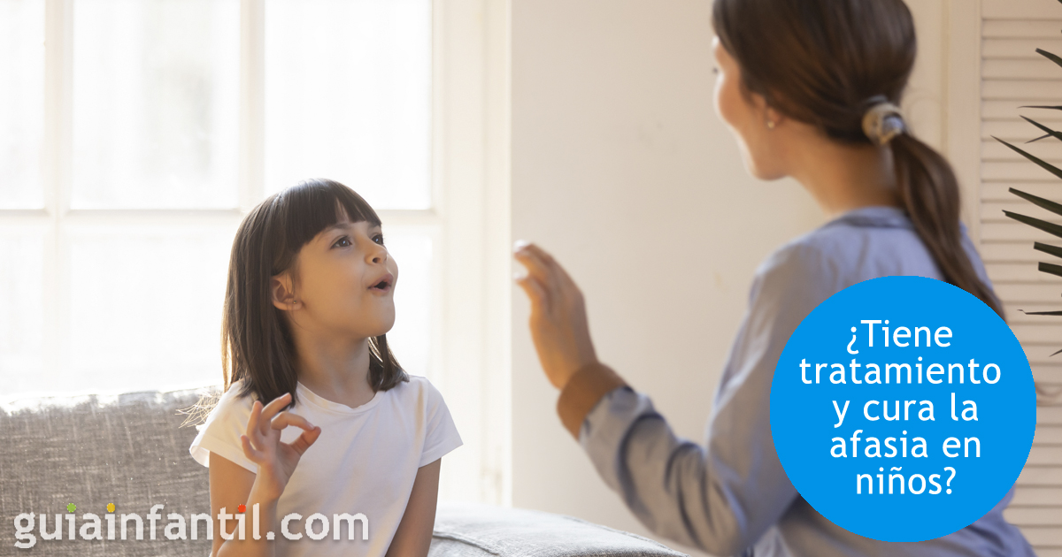 ¿Tiene tratamiento y cura la afasia en niños?