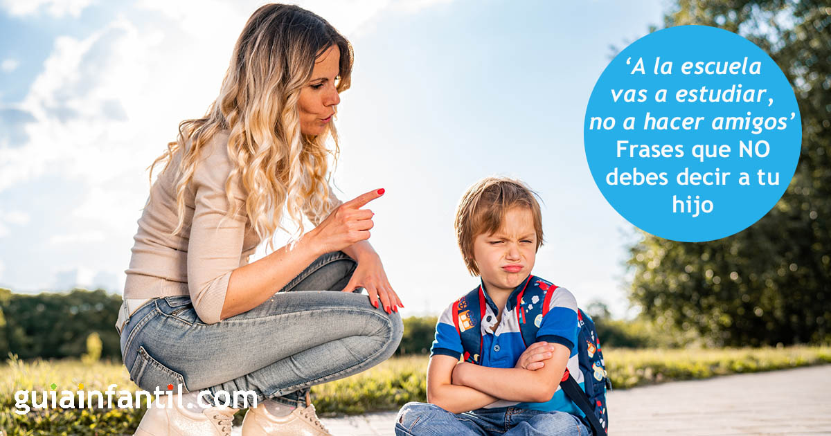 frase que no debes decir a tus hijos