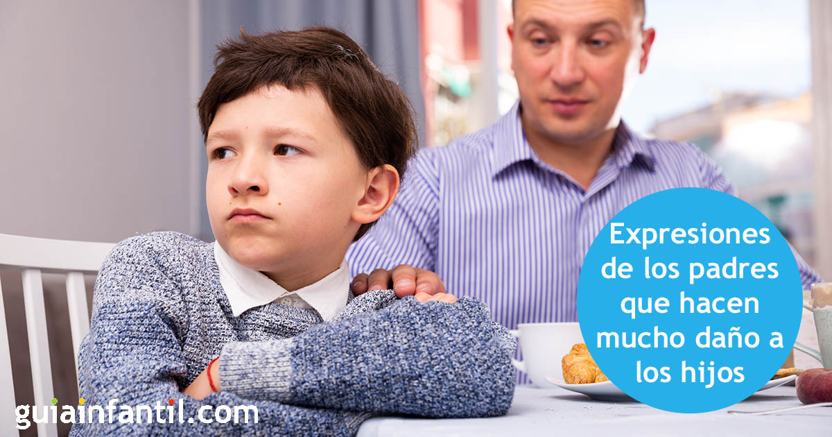 palabras de padres que dañan a los hijos