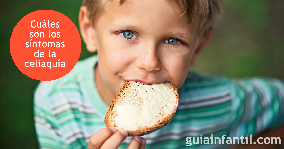 Síntomas de celiaquía en niños al comer gluten