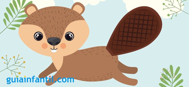 El castor es un bonito poema para niños