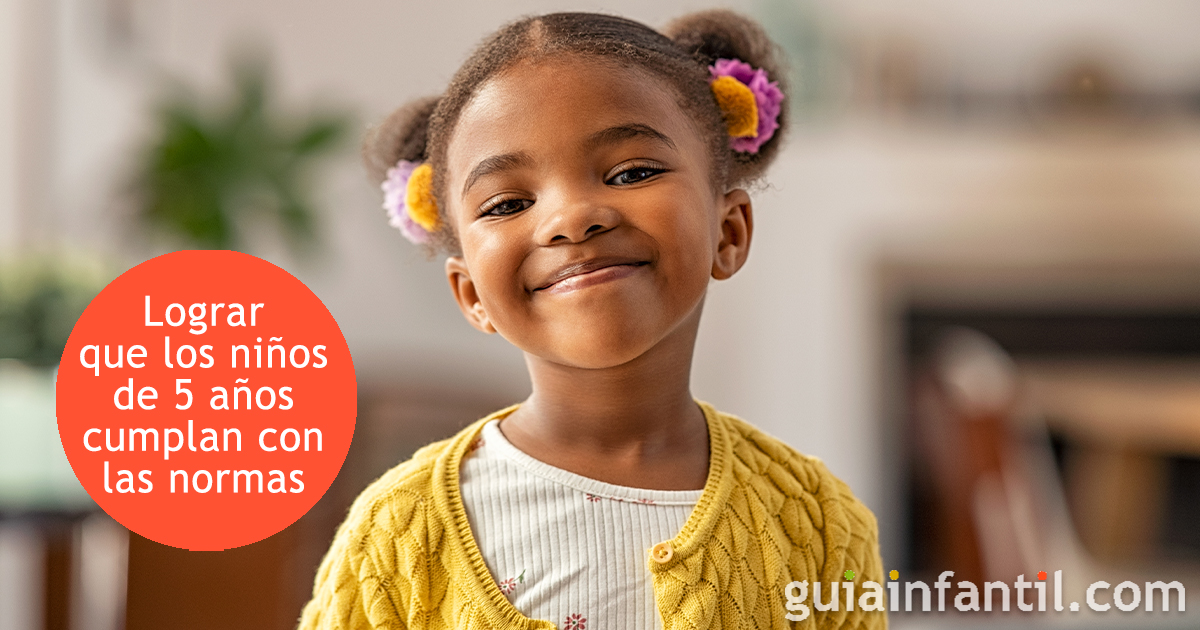 Que los niños de cinco años cumplan los límites