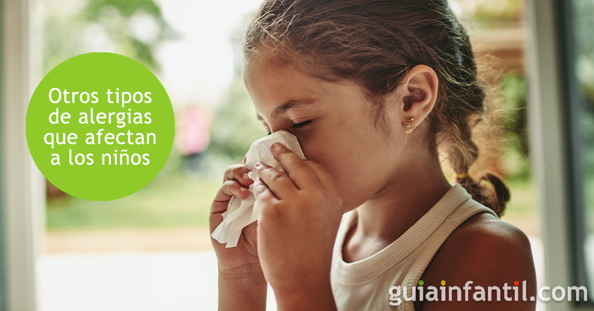 Otros tipos de alergias en los niños