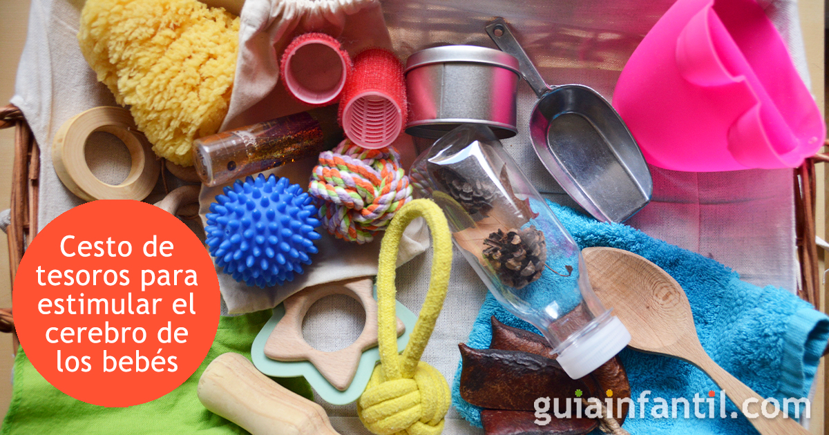 El cesto de tesoros para estimular a los niños