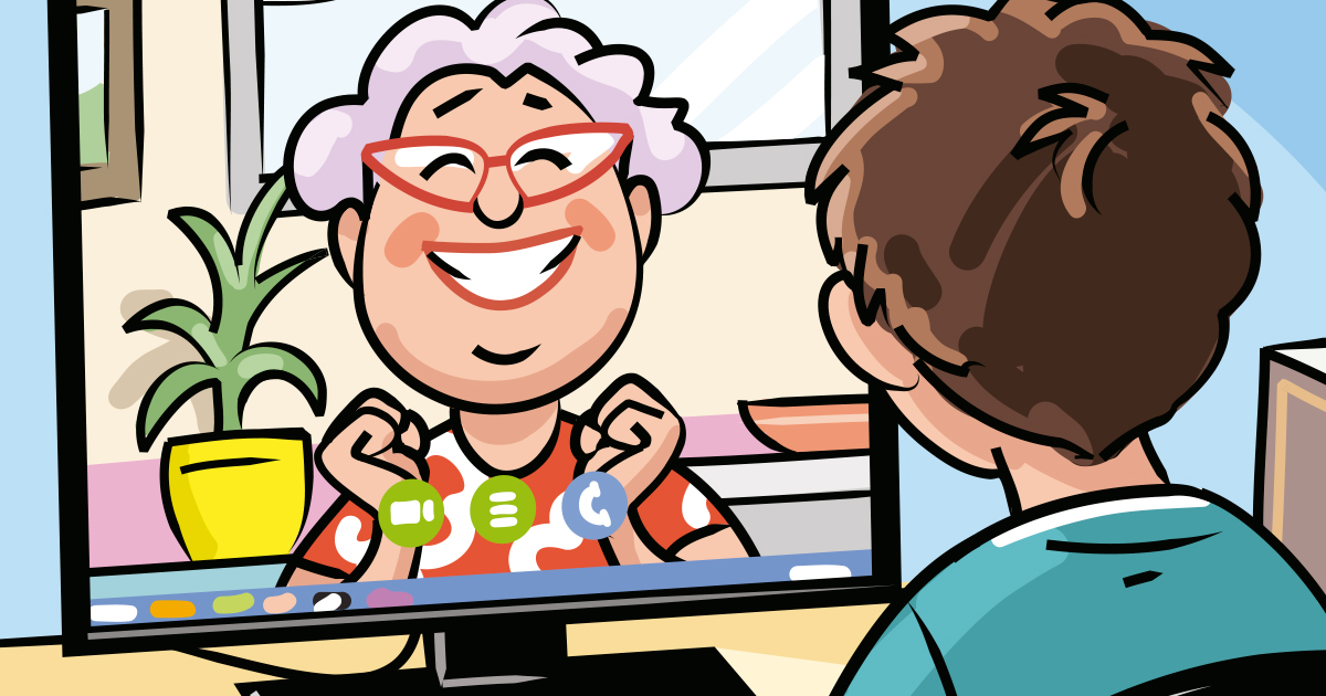 Celebrar el día de los abuelos con los niños