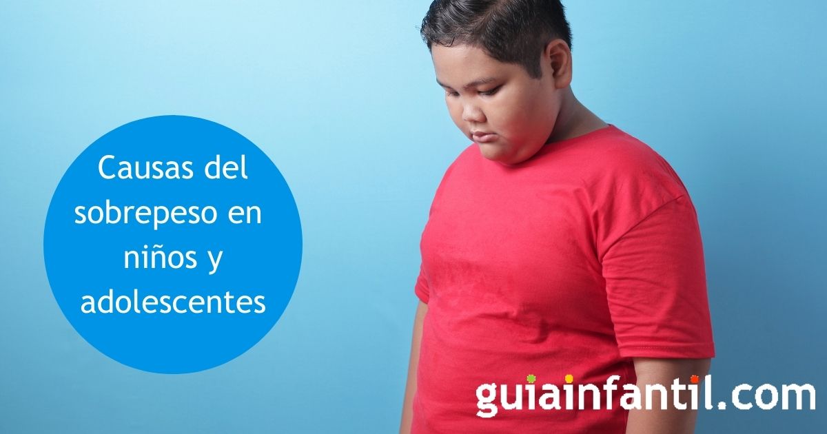 Causas del sobrepeso en niños y adolescentes