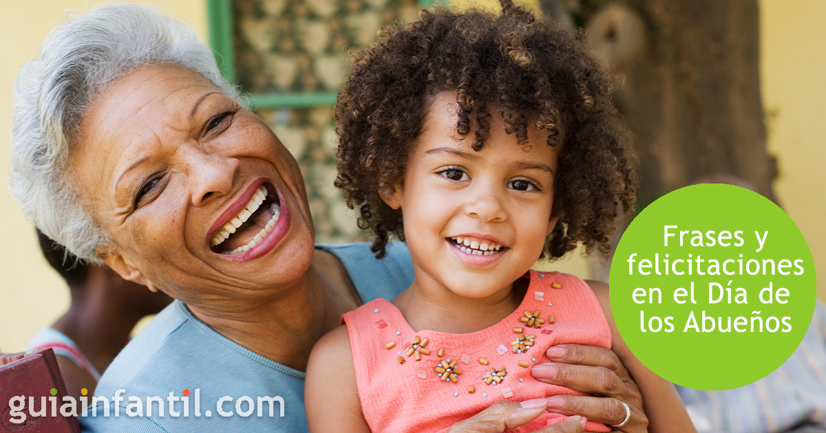 Felicitaciones de los niños en el Día de los abuelos