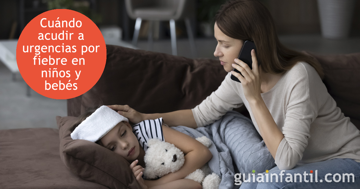 Cuándo acudir a urgencias por fiebre en niños y bebés