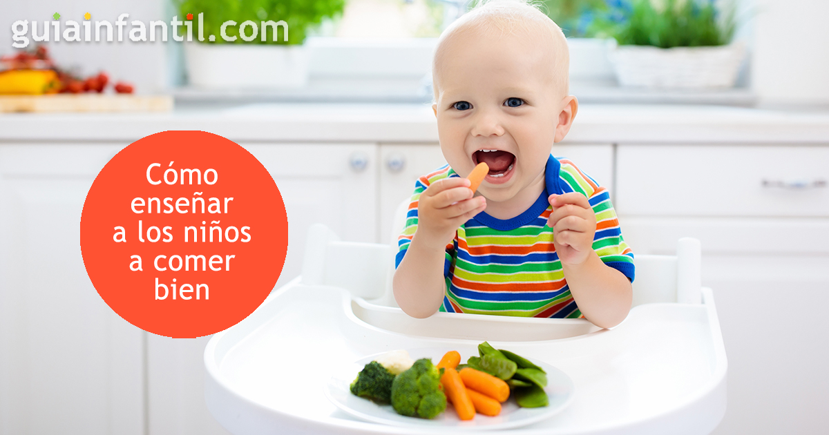 Importancia de que los niños coman bien