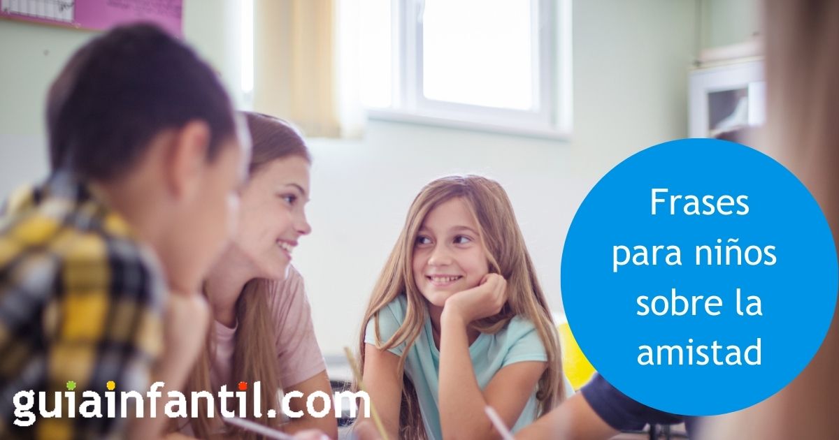 Frases para niños sobre la amistad y los amigos