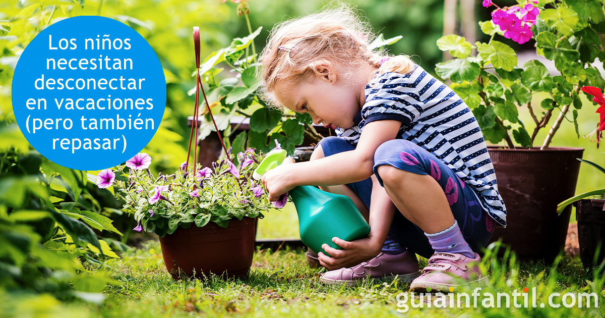Niños que desaprenden por no repasar en vacaciones