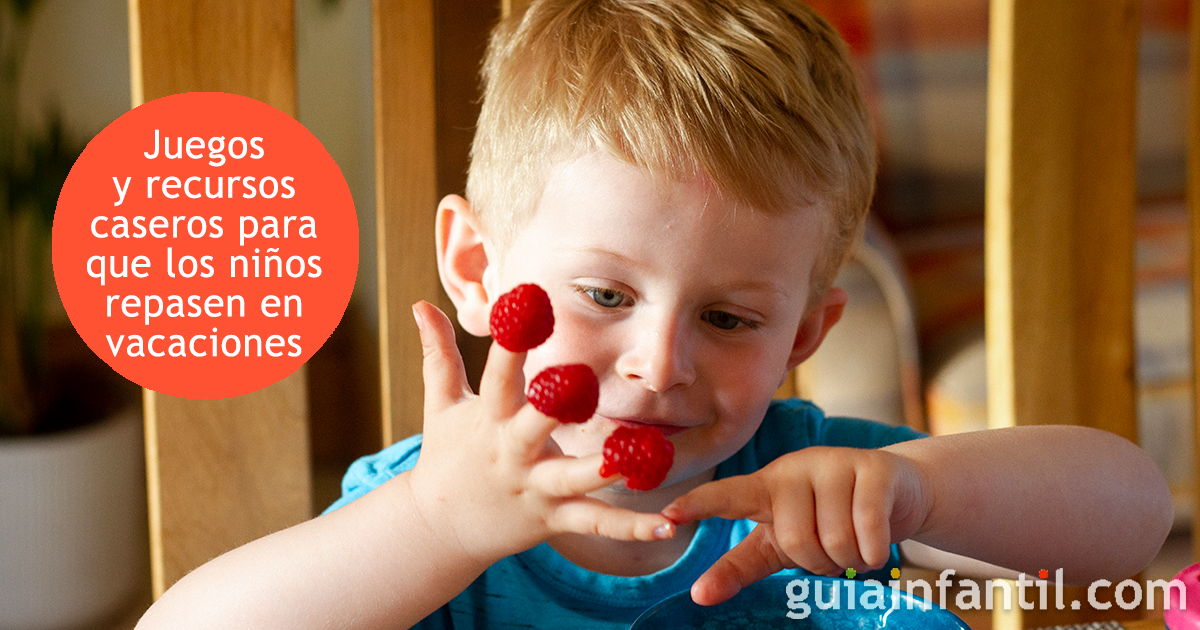 Juegos para repasar en vacaciones con niños