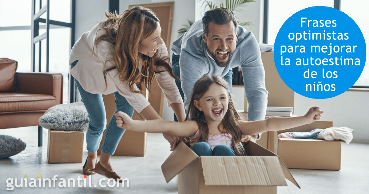 Frases optimistas para mejorar la autoestima de los niños