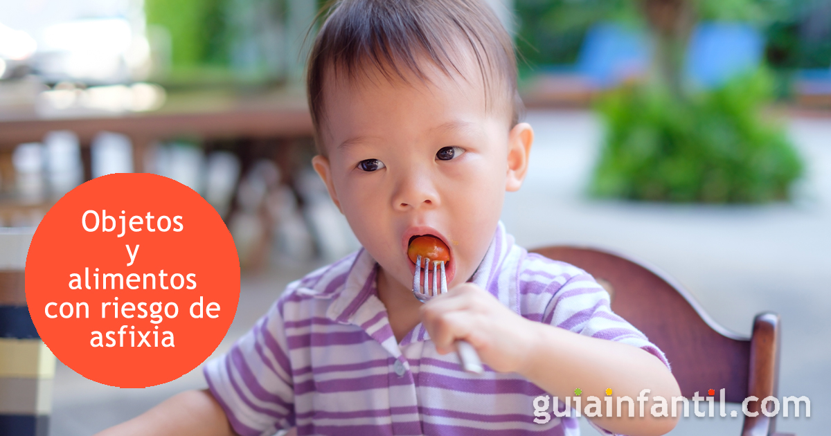 Alimentos con riesgo de asfixia para los niños