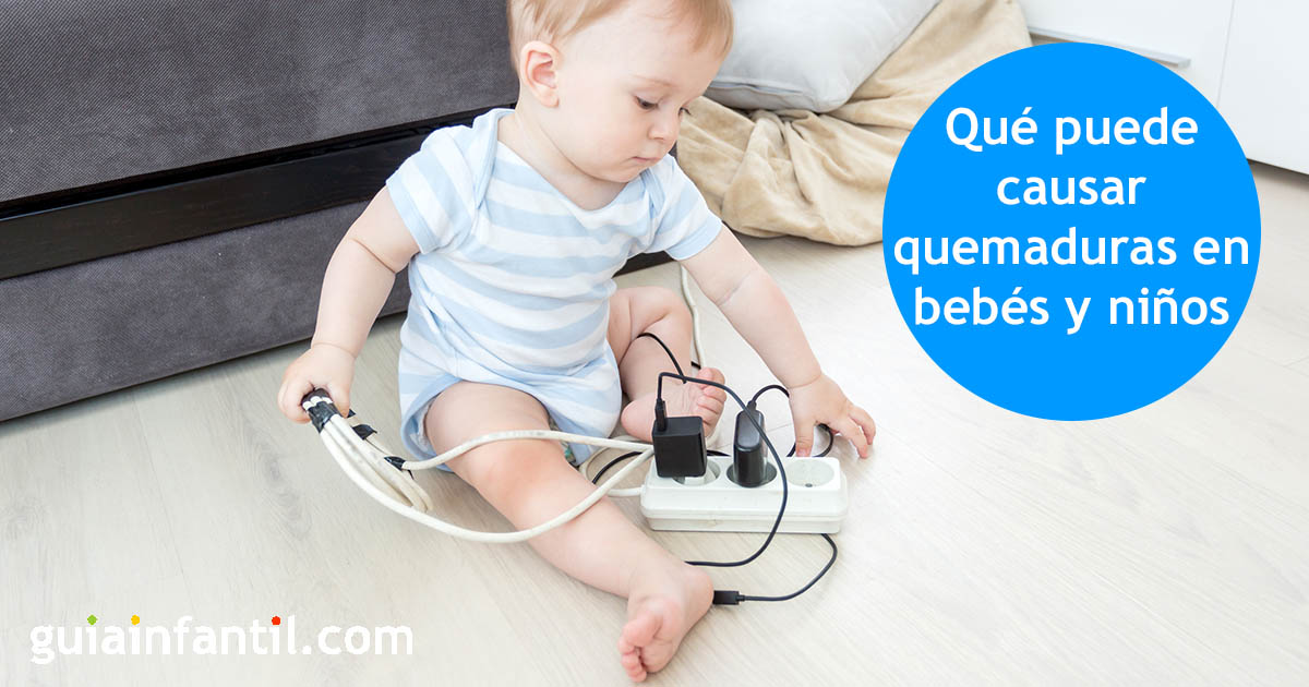el riesgo de los enchufes para bebés