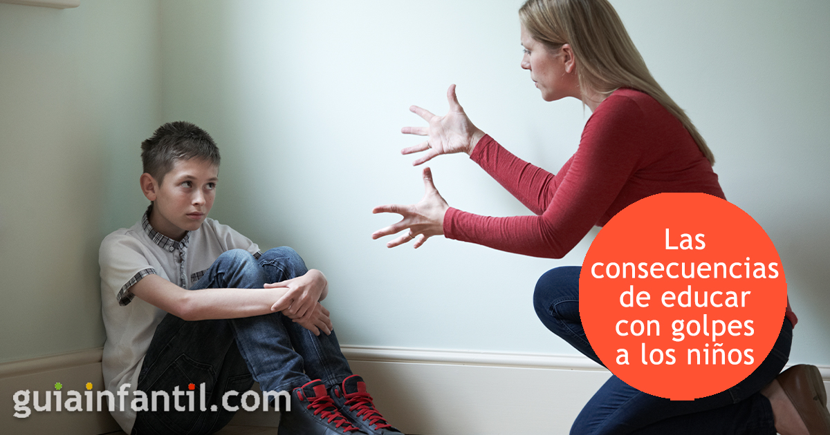 Pegar a los niños, que viven en un entorno violento