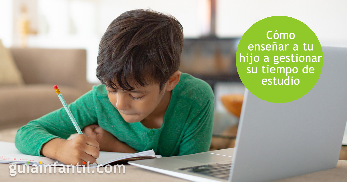 El tiempo de las tareas con las que los niños se comprometen