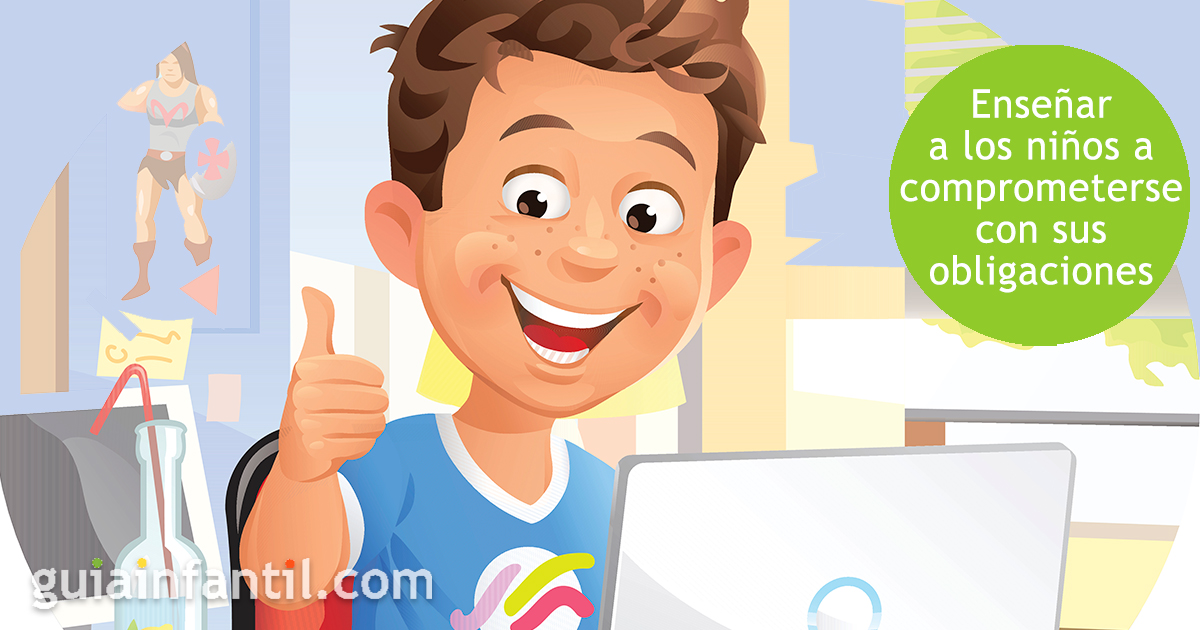 Enseñar a los niños a comprometerse con obligaciones