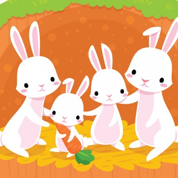 Conejitos. Cuento corto para niños sobre cómo tomar decisiones sensatas